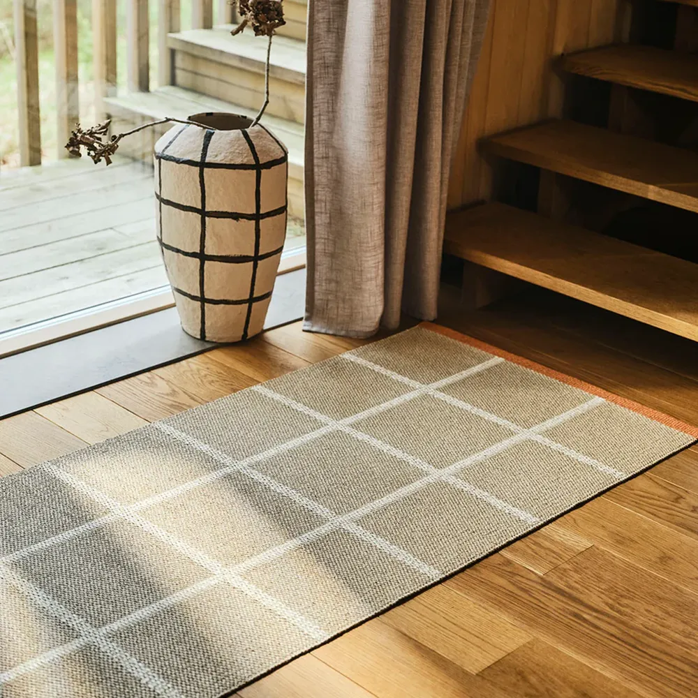 Woven Rug Criss Brick 70x300 cm