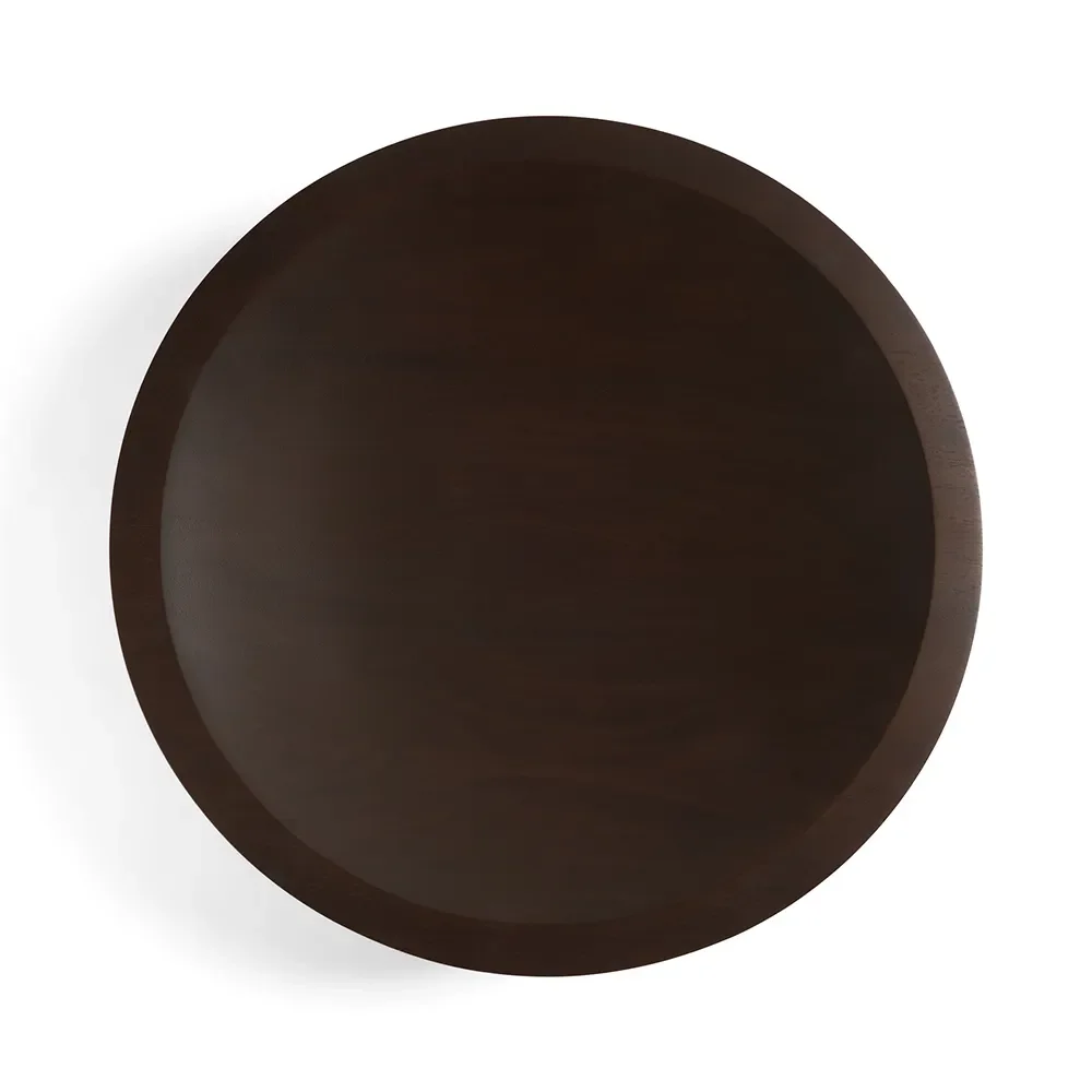 Satellite bowl - varnished mahogany - dark brown