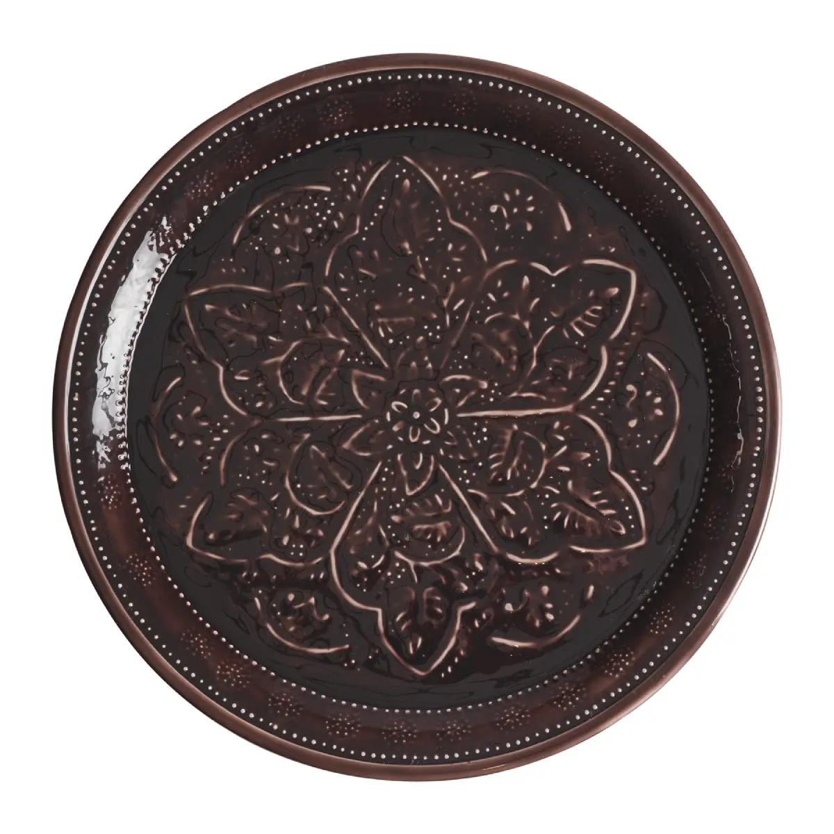 ELDORADO Tray Brown Ø47cm