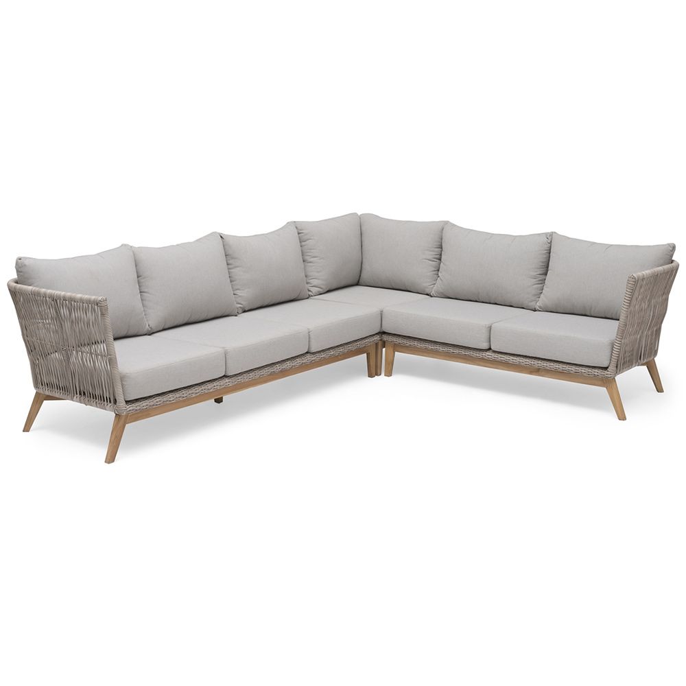 Himmelsnäs Corner Sofa Teak/Beige