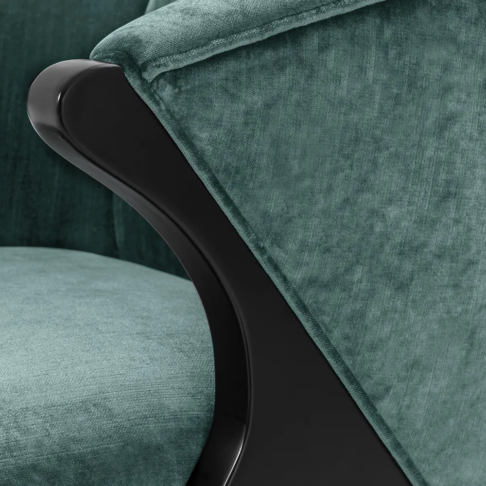 Chair Pavone Aegean green