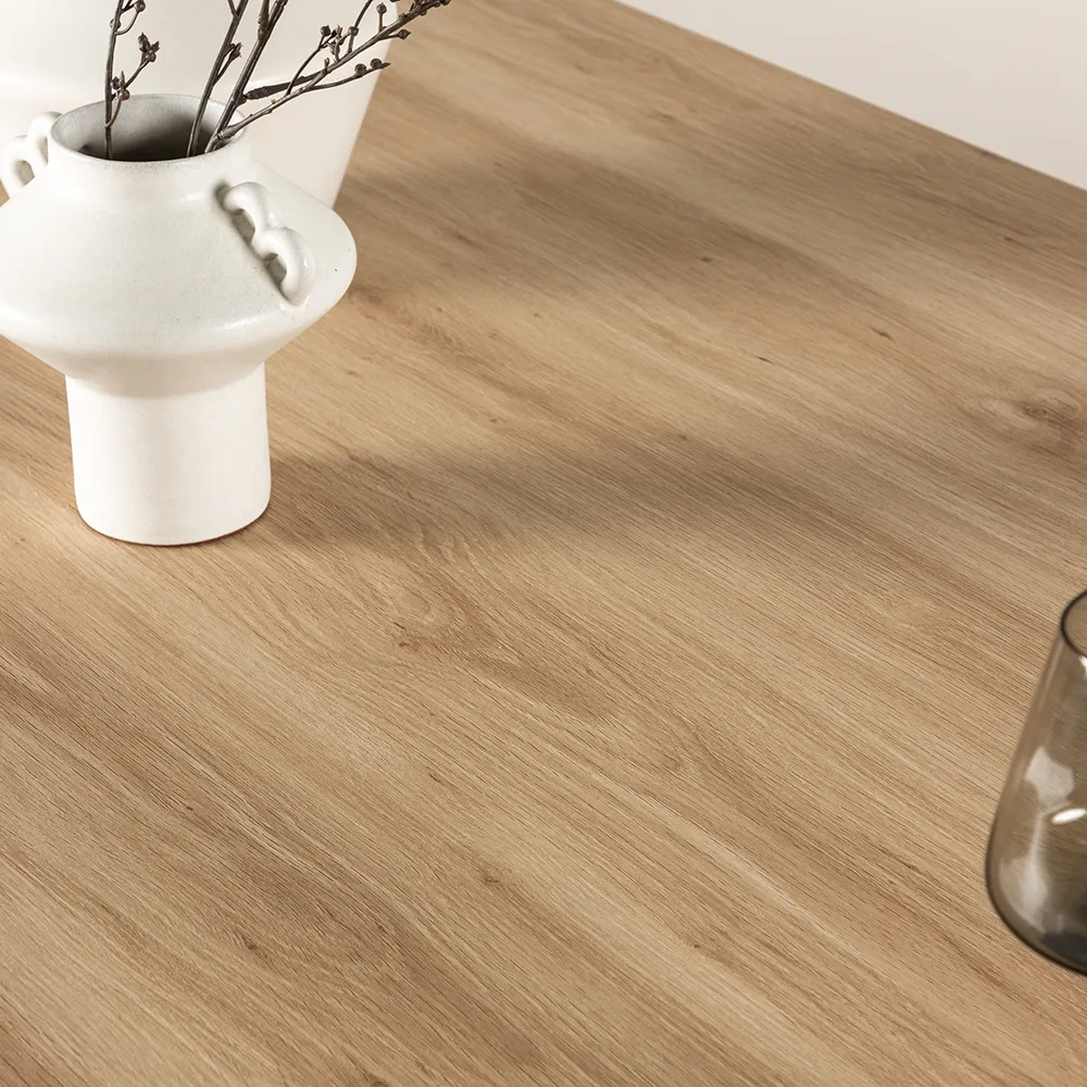 Olivia dining table 100x210 cm White plastered