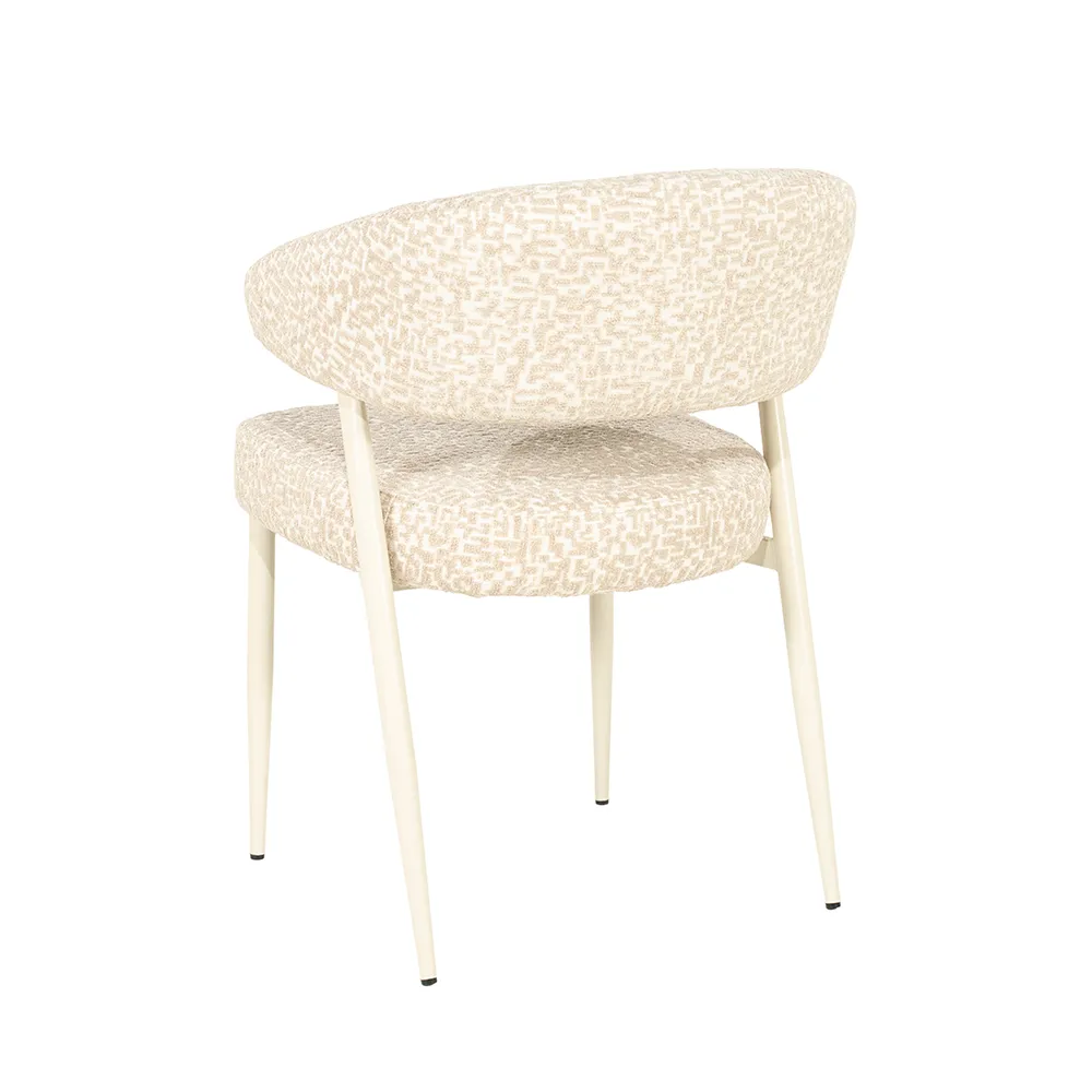 Dining Chair Miso Taupe with armrest