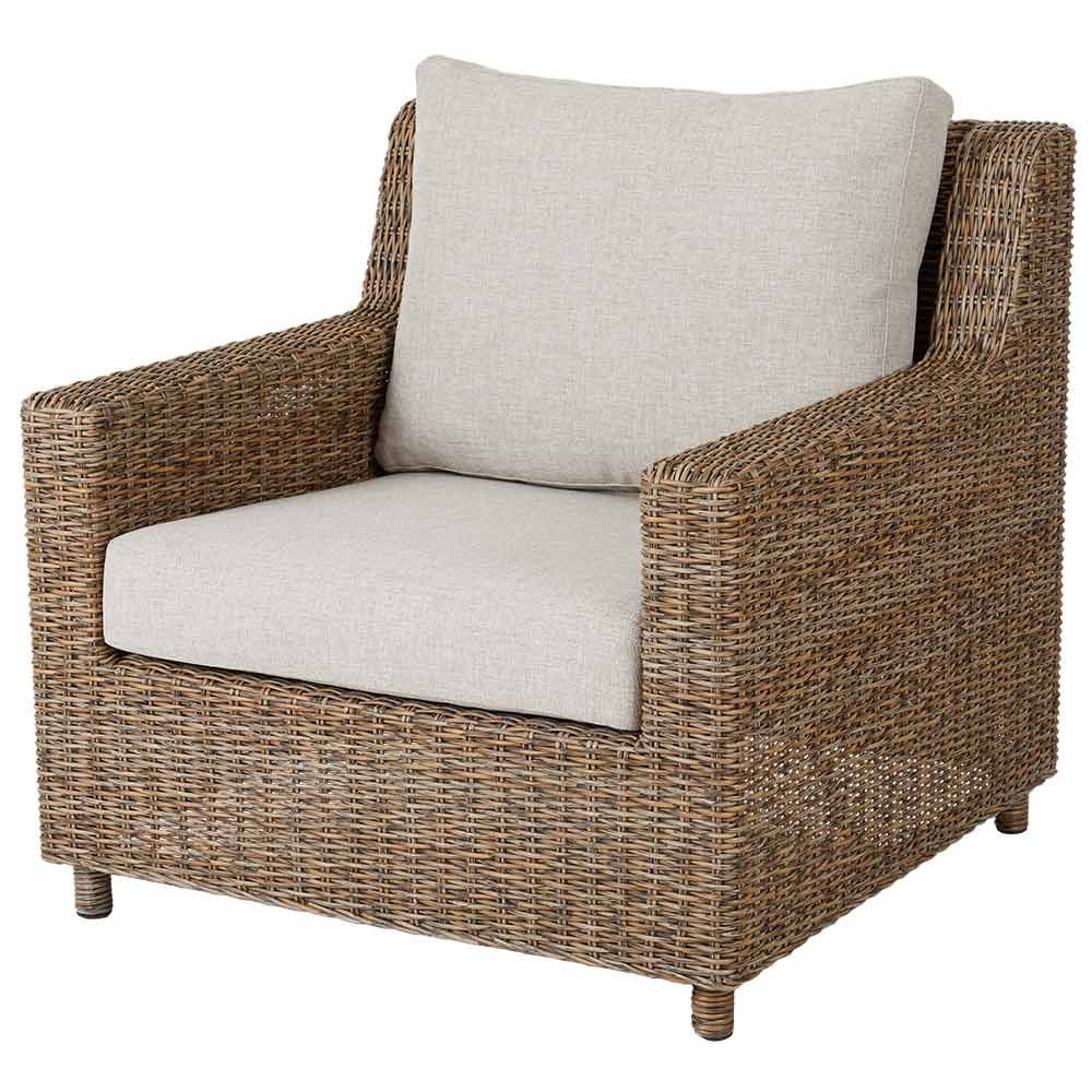 Sandkorn armchair natural synthetic rattan
