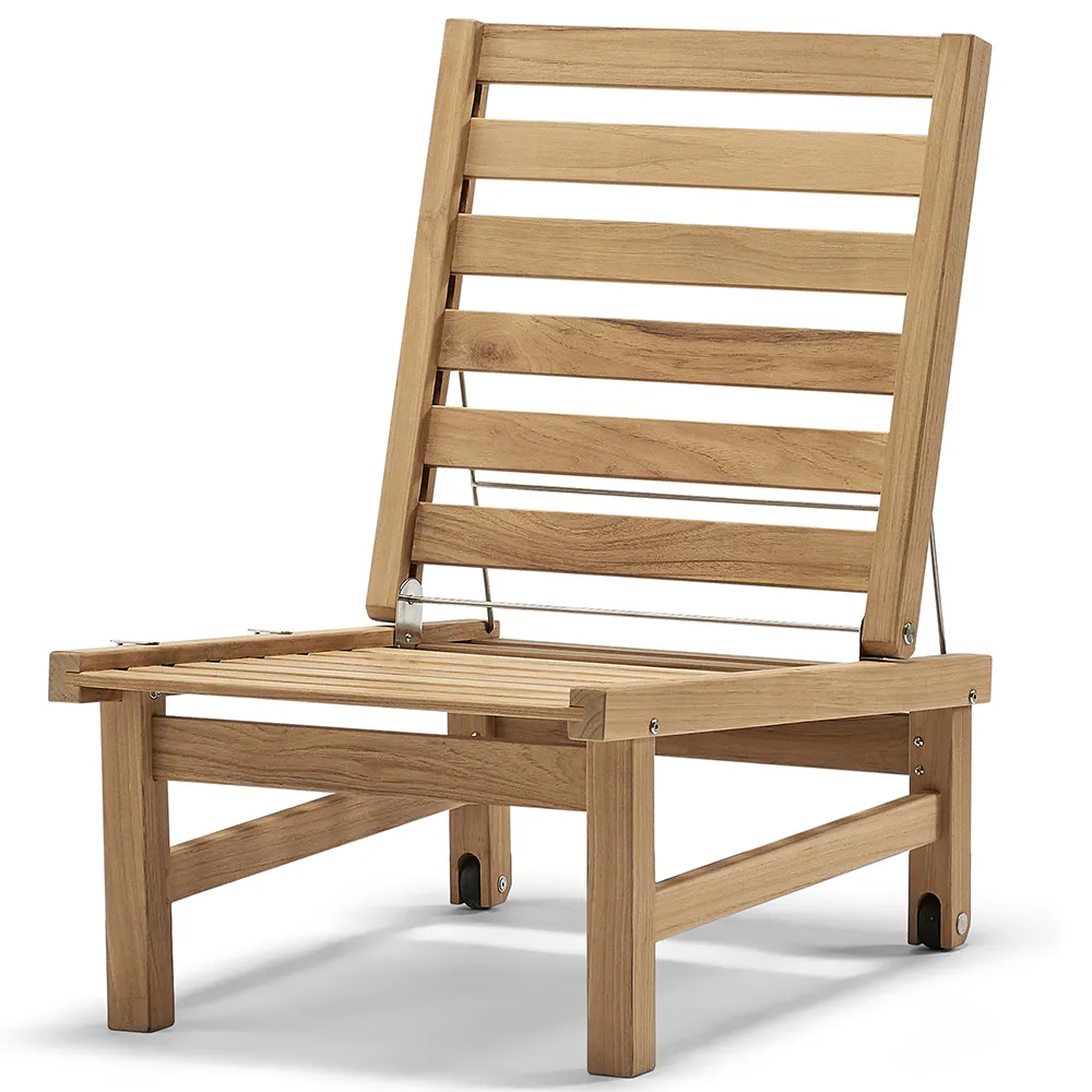 Armchair buildable teak