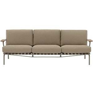 Settle 3-seater sofa Ribbed Weave 5/Taupe 