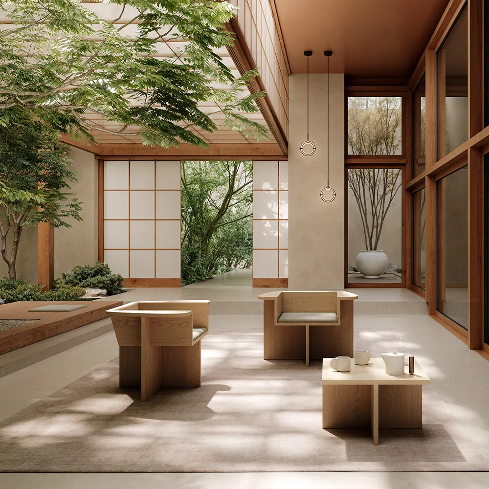  Brutus Lounge Chair - Natural Oak