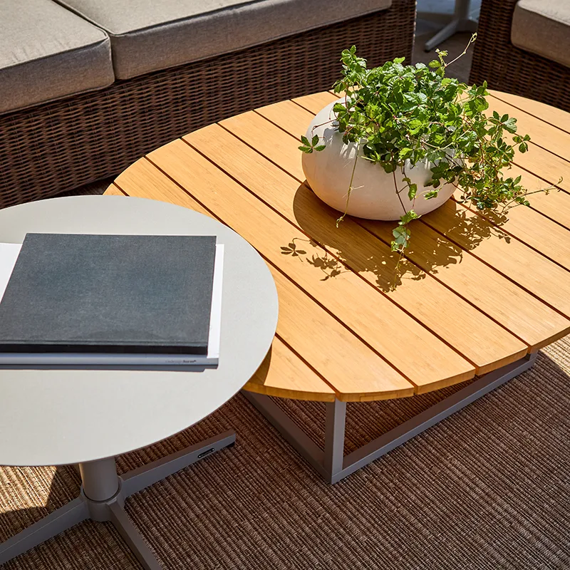 Olive coffee table 80x110 cm khaki / Bamboo