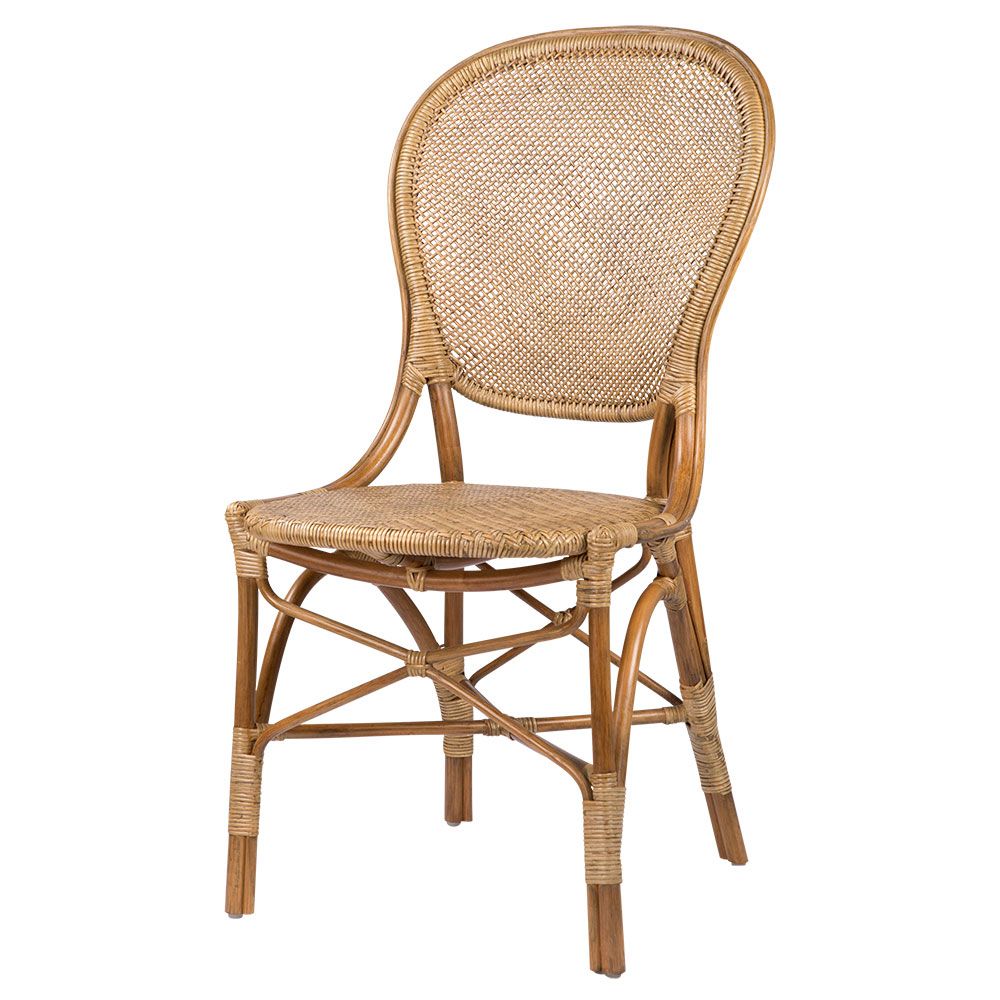 Rossini Dining Chair Rattan Antique