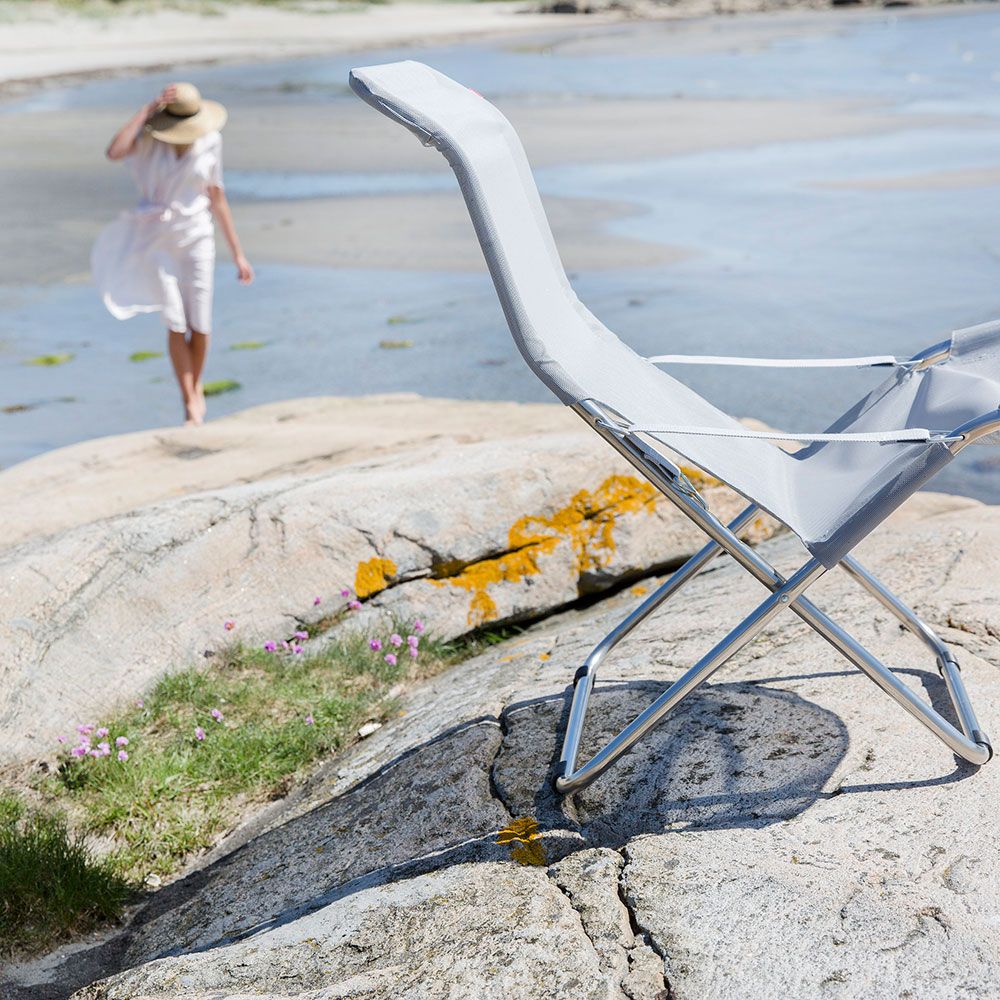 Fiesta recliner orange aluminium