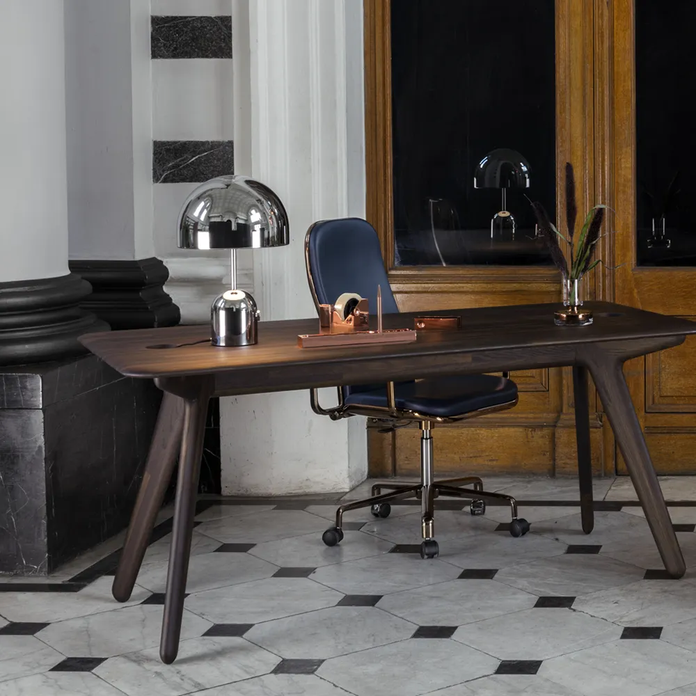 Bell Table Silver LED