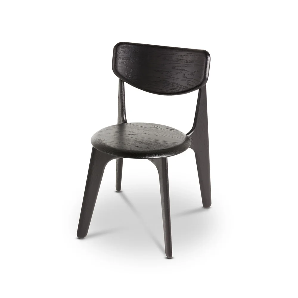 Slab Dining Chair Black