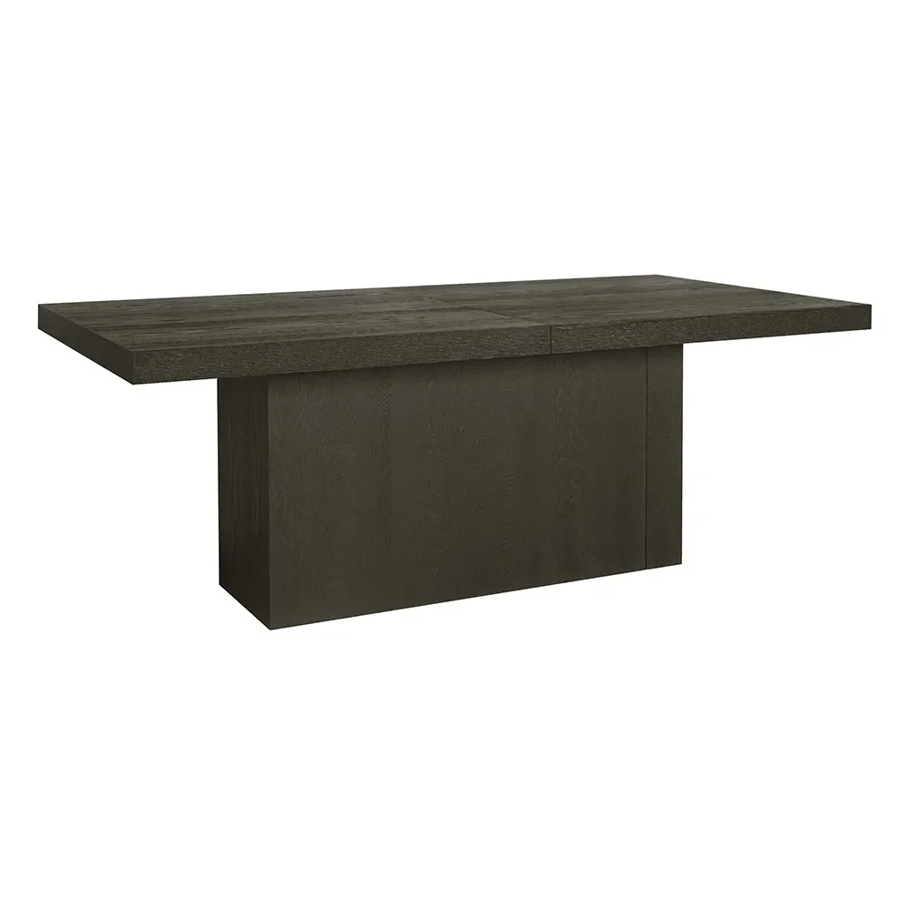 Parker dining table 100x200-300 cm Dark Grey