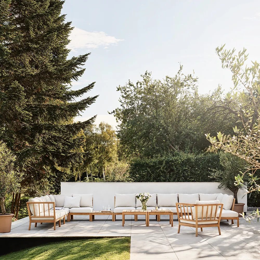 Tradition End module Honey Yellow/Teak