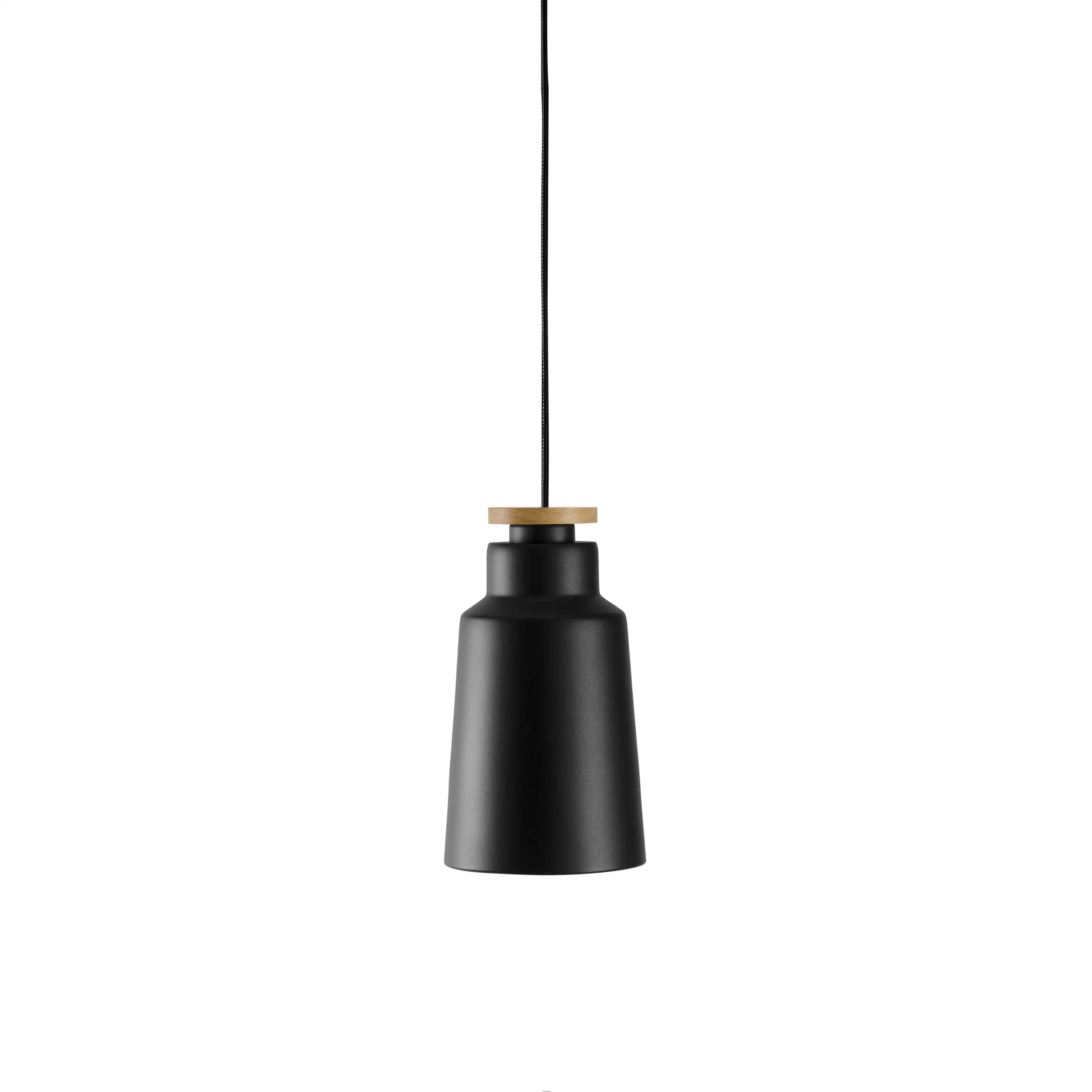 Street pendant light S Black E27