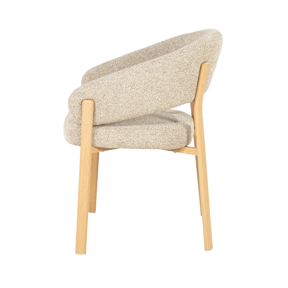 Dining Chair Sedia Natural with armrest