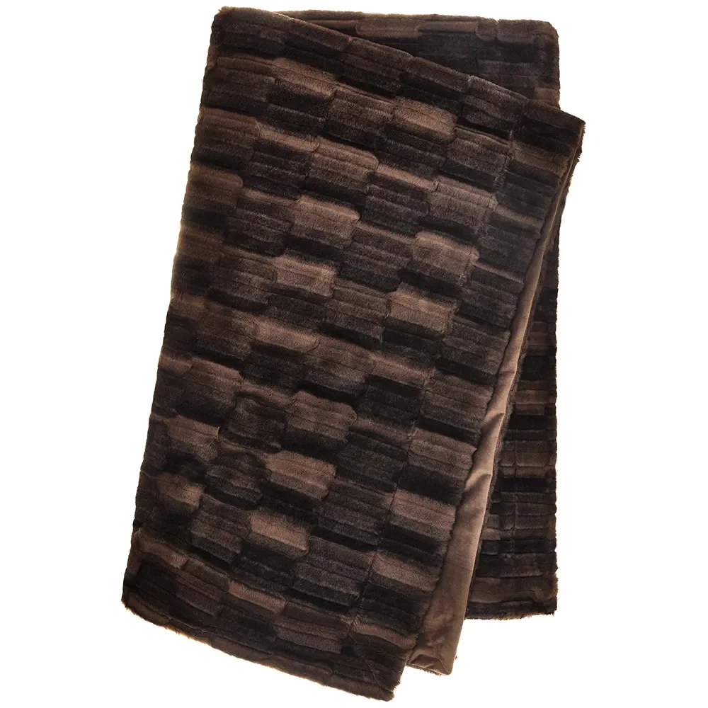 Browny Blanket 140x220 cm Chocolate