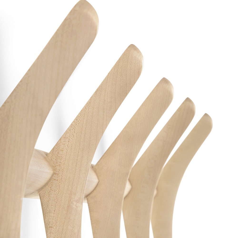  PI Coat Hanger Lacquered Maple