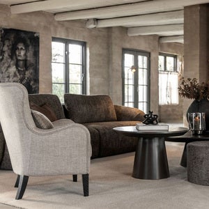 Sasha fabric armchair-Sway Natural