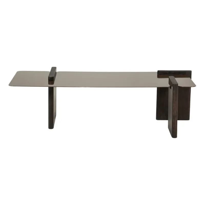 Voro coffee table 43x103x30 cm iron brown