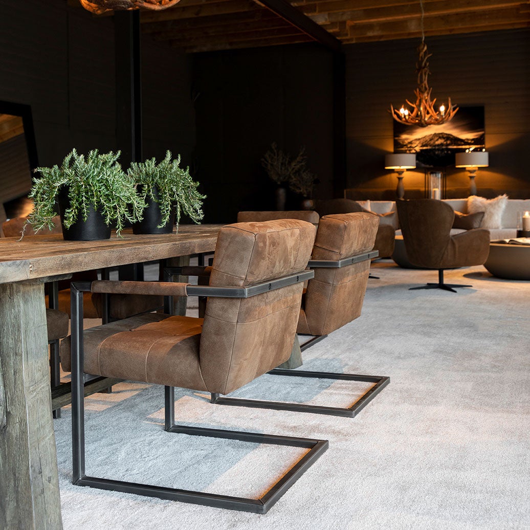 Jed Armchair Nubuck Brown