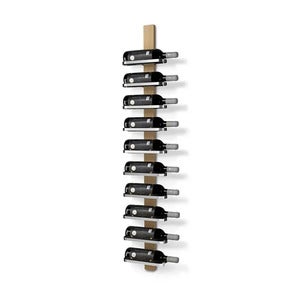 Mazzi Wine rack 10 bottles White oiled Oak/Ground Steel