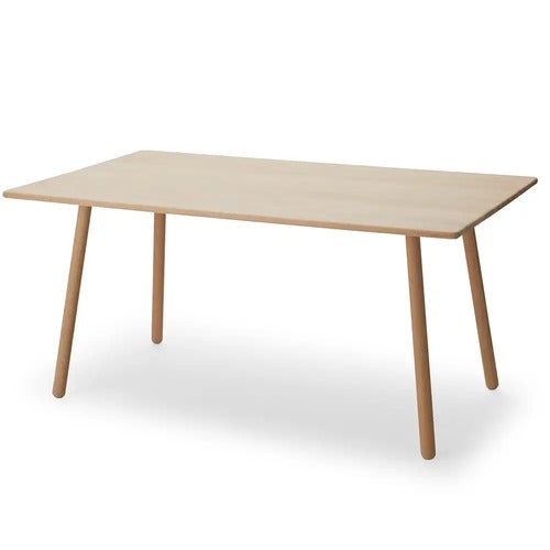 Georg Dining Table 155x90 cm White Soap Oak