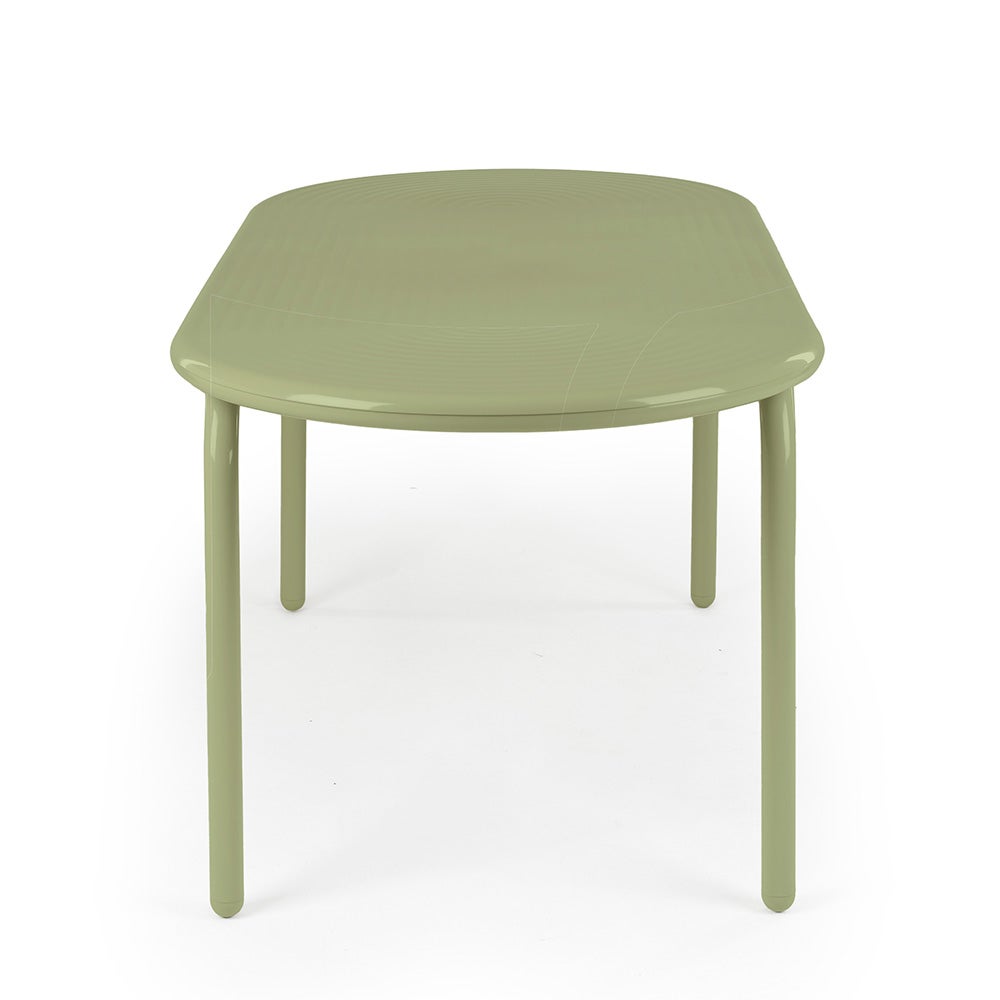 Groove Obround Table Moss 