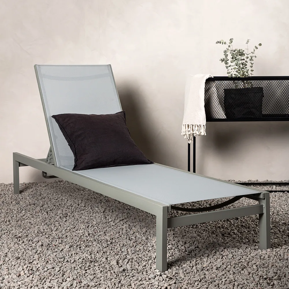 Copacabana Sunbed Khaki 2-pack