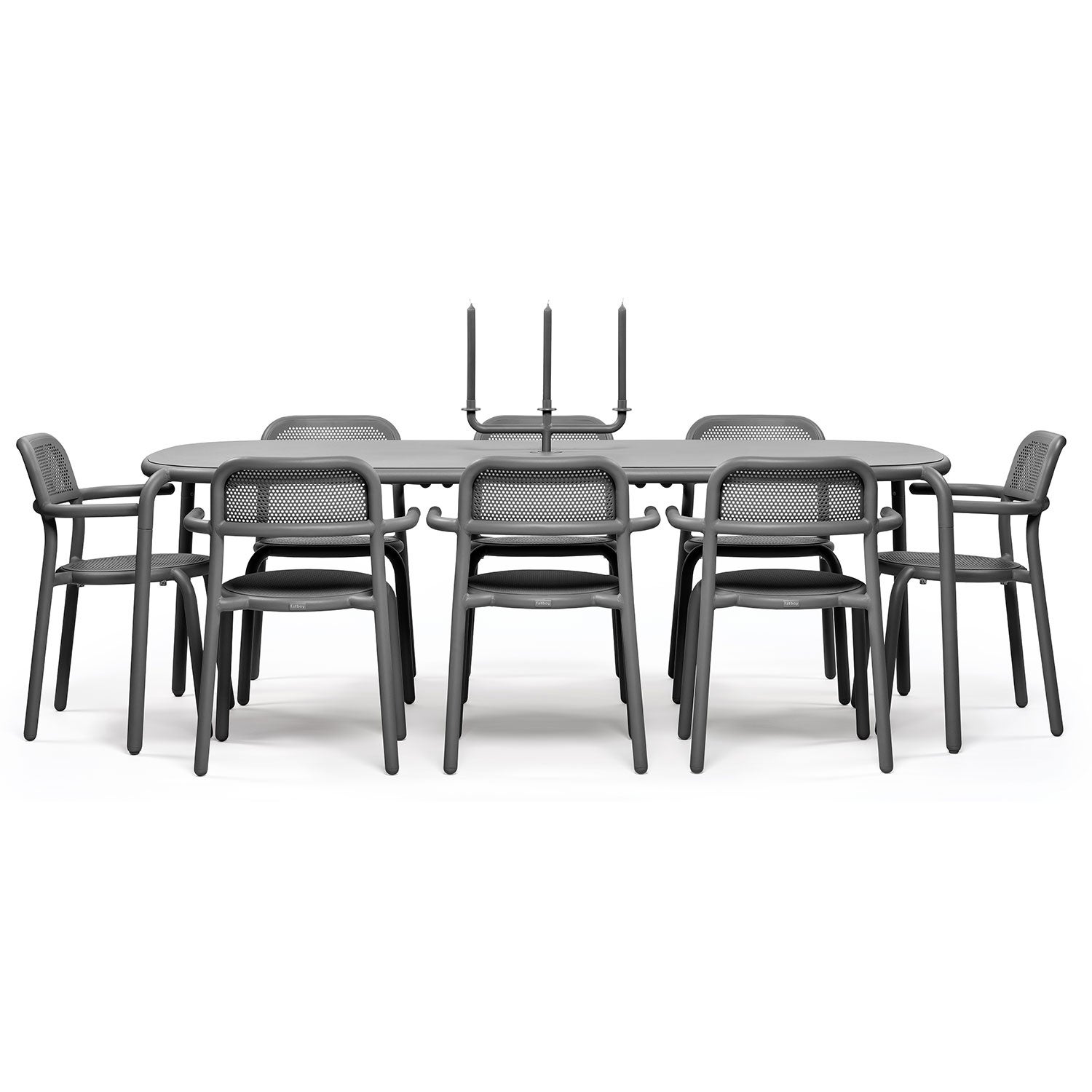 Anthracite coloured tablecloths