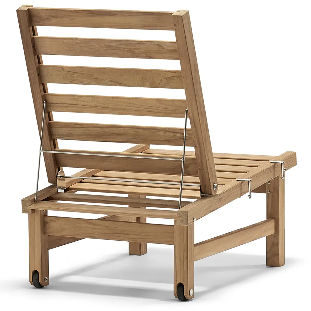Armchair buildable teak