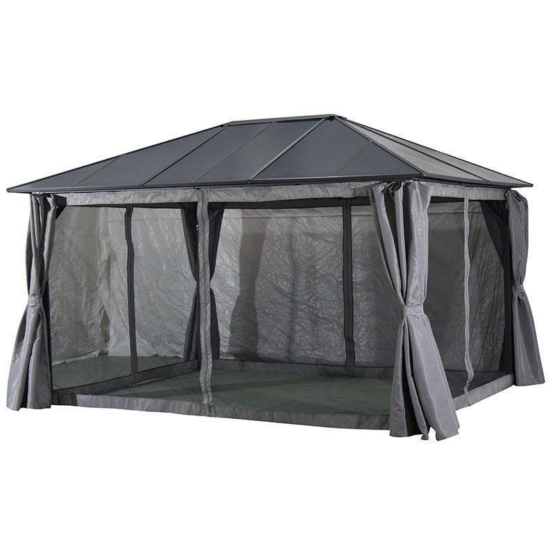 Scopello pavilion 300x400 cm anthracite/grey