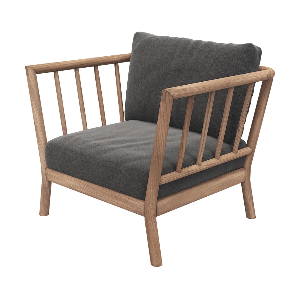 Tradition Armchair Charcoal / Teak