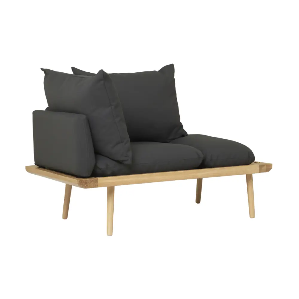 Lounge Around 1.5-seater sofa Oak/Shadow