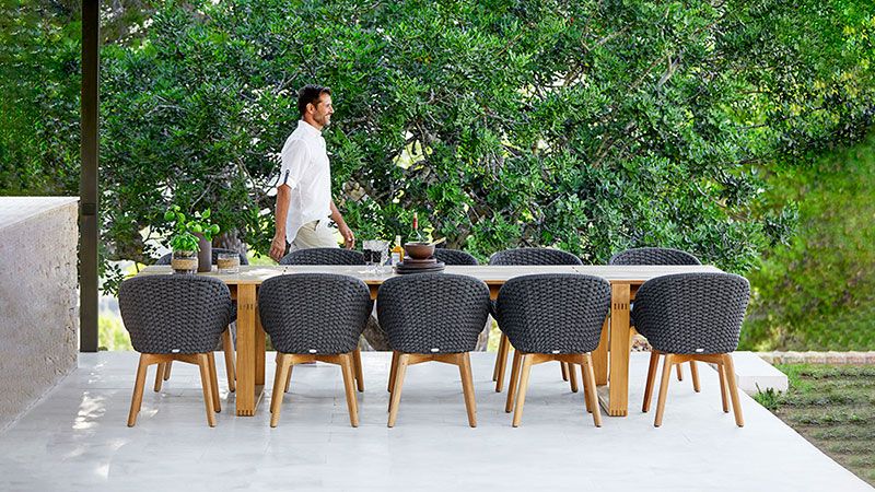 Endless Dining Table 100X332 Teak