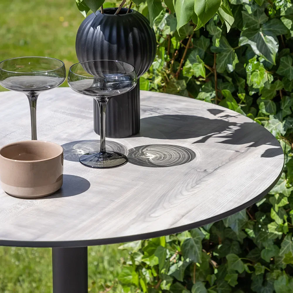 Milano Bar table Ø70 cm black