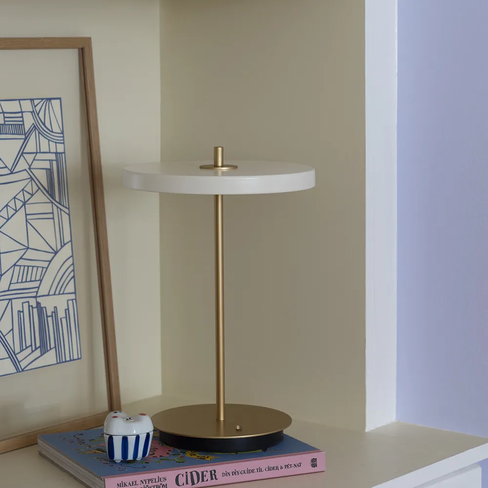 Asteria Move Portable Lamp Pearl White