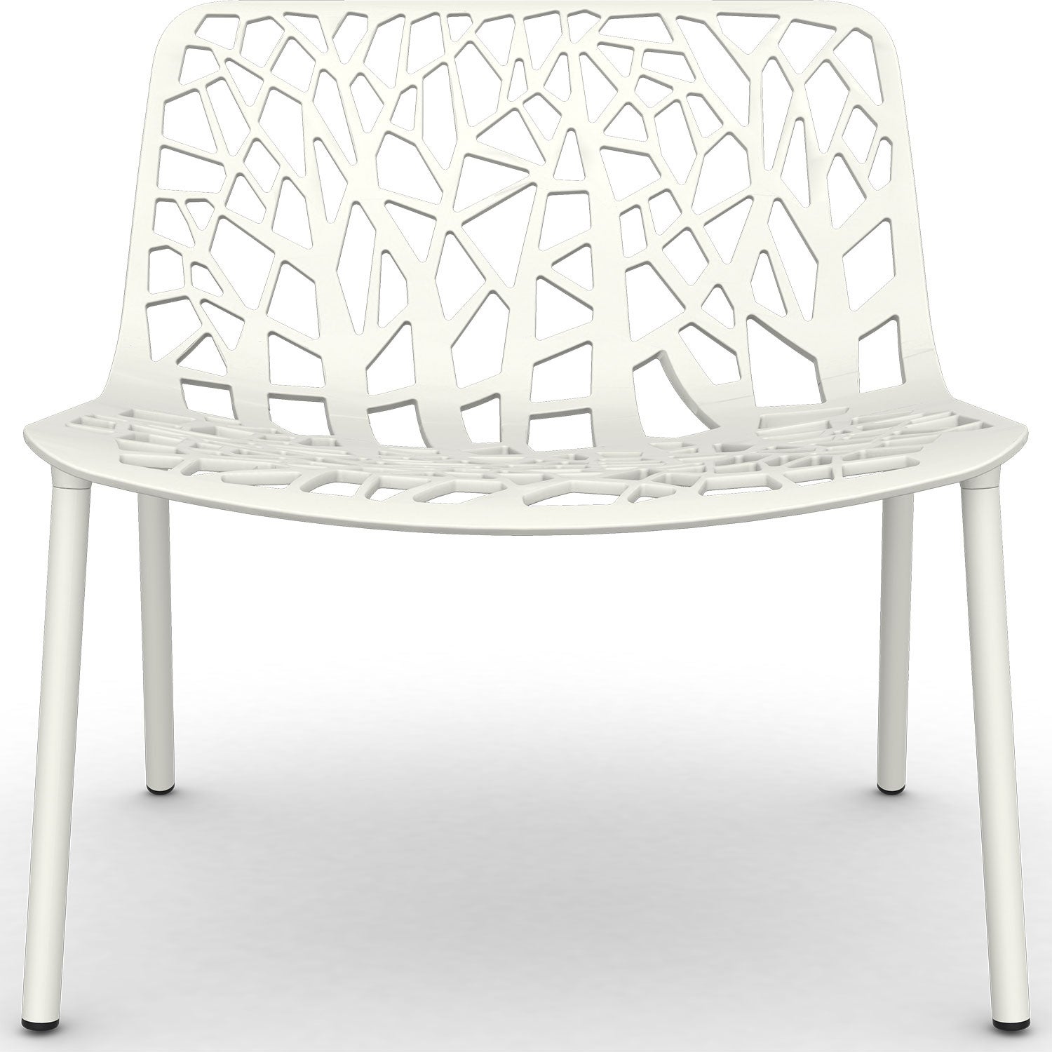 Forest lounge armchair White