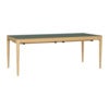 Heart'n'Soul Dining table 200/300x90x75 Oak/moss green