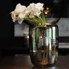 Reef vase in hand-blown glass Ø28 cm Smoke Grey