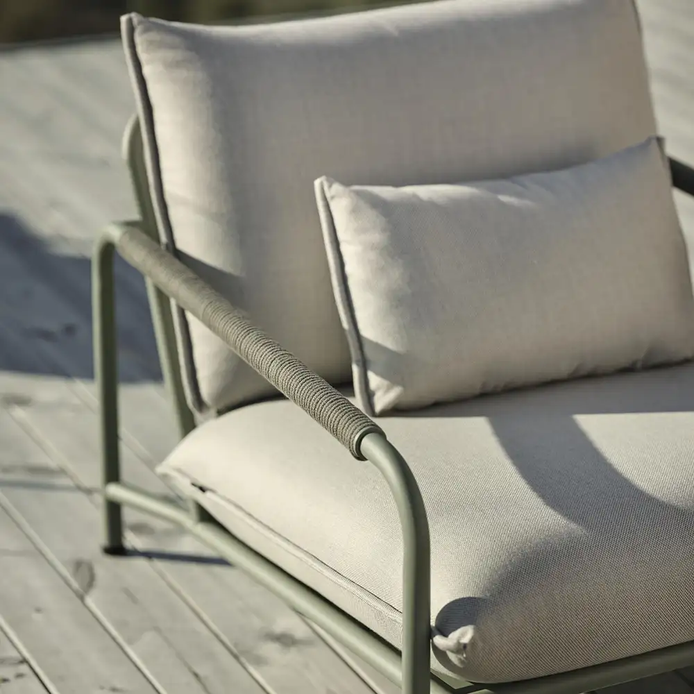 Lerberget armchair green / ash