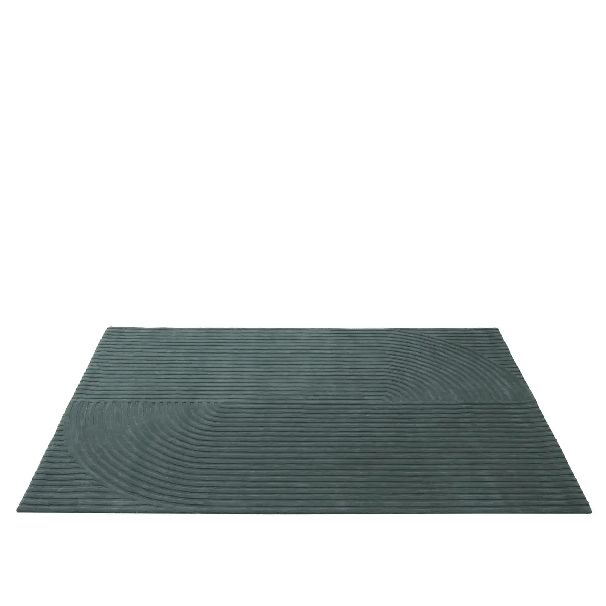 Relevo Rug Quattro - 200 x 300 cm - Dark Green 