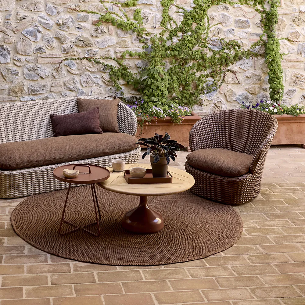 Coast lounge chair w/swivel Umber brown