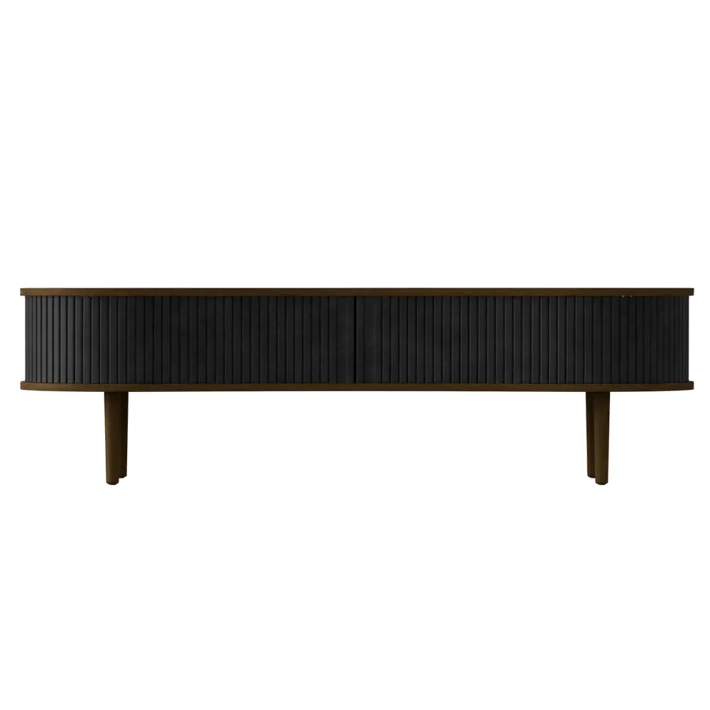 Audacious TV stand Dark Oak/Charcoal