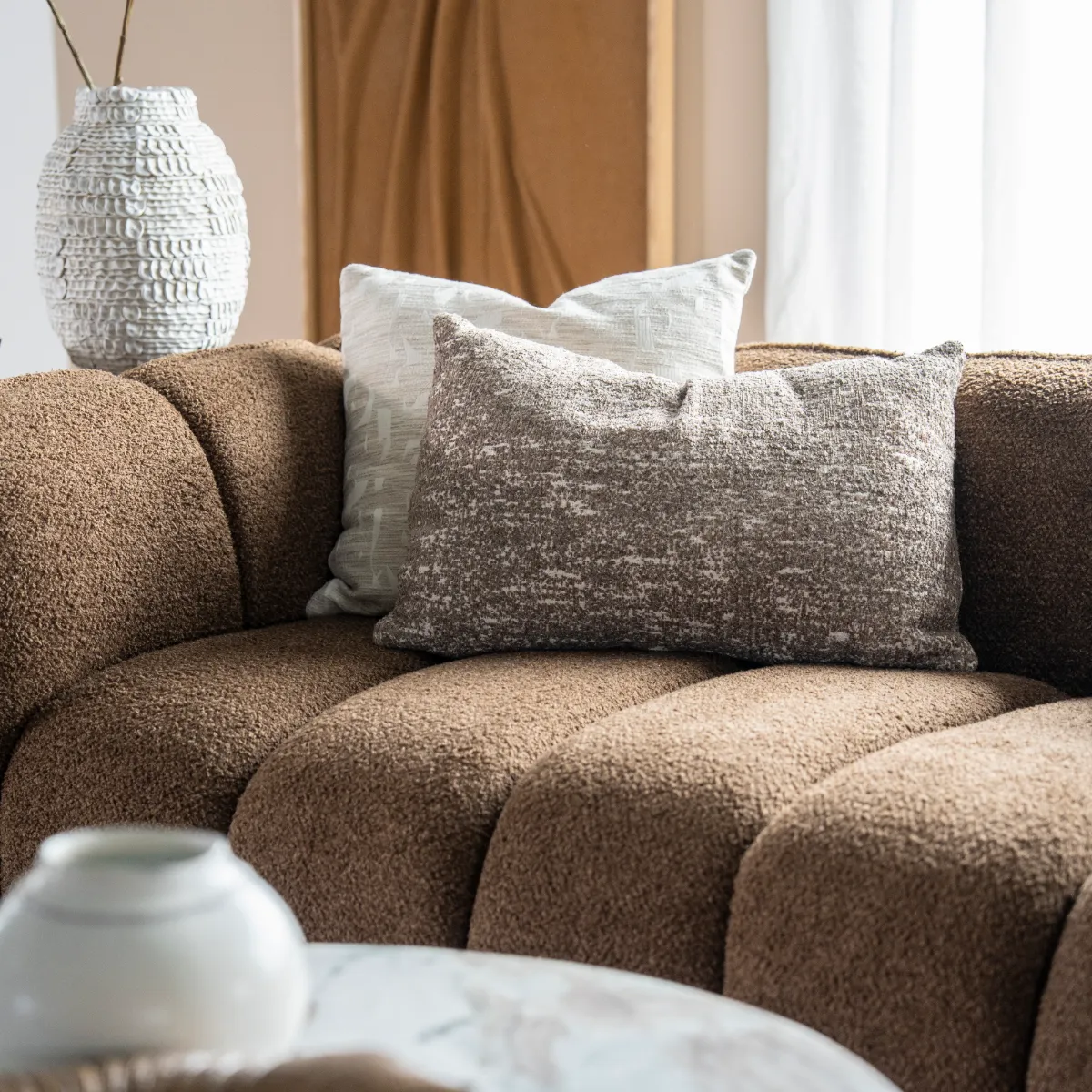 Bayo 40x60 cm pillow 60x40x12 cm linen taupe