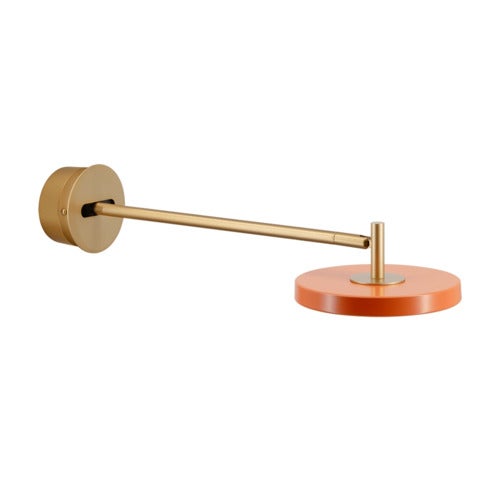 Asteria Wall Long Lamp Ø15 cm Nuance Orange