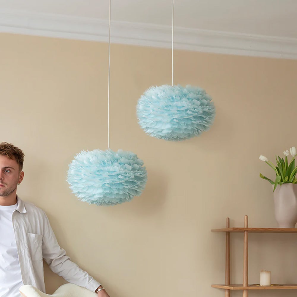 Eos Lampshade Medium Ø45 cm Light Blue