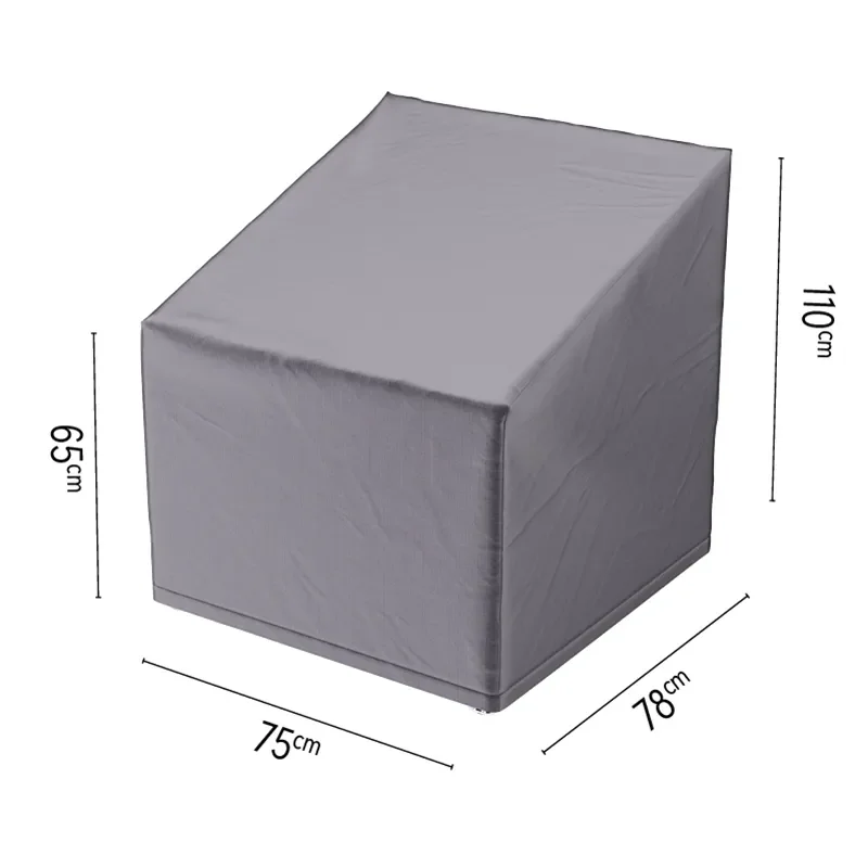 Furniture cover armchair XL high back 75x78cm