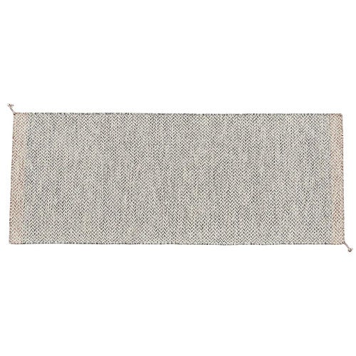 Ply Rug 200x80 cm Black/White 