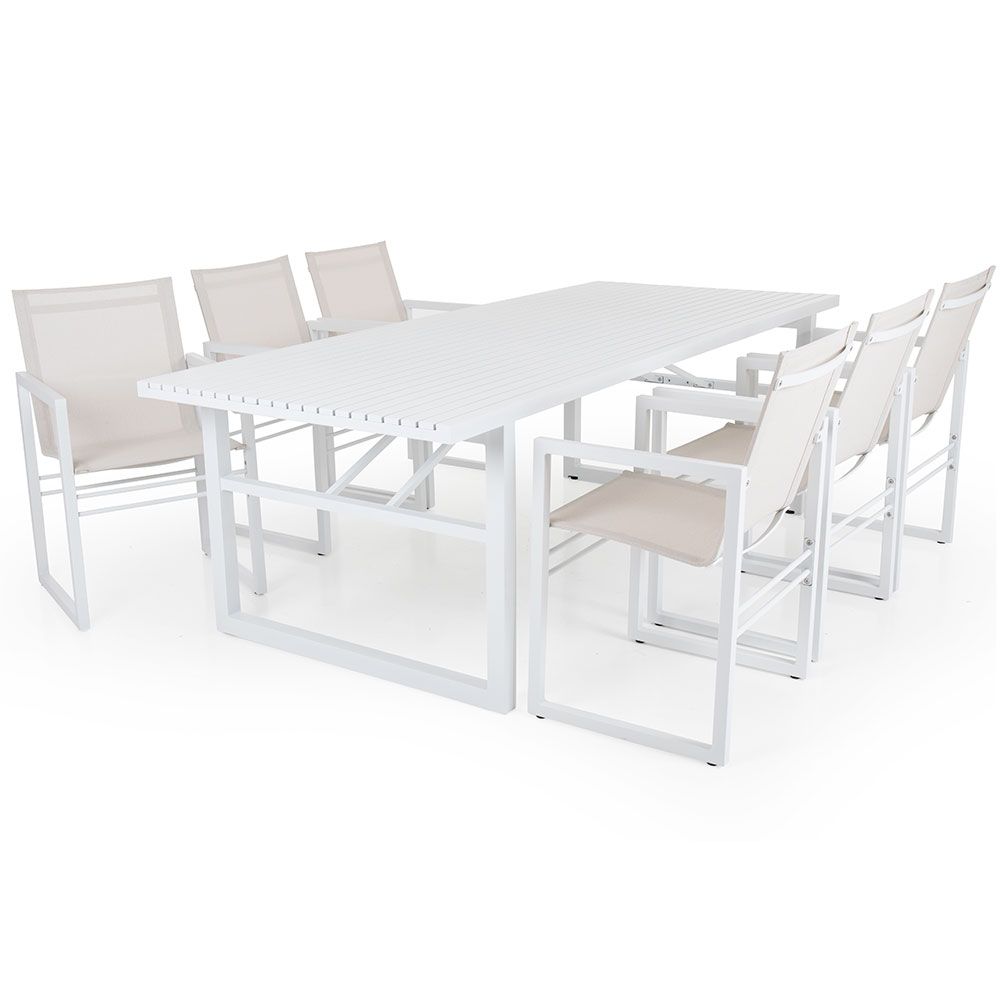 Vevi armchair white/white